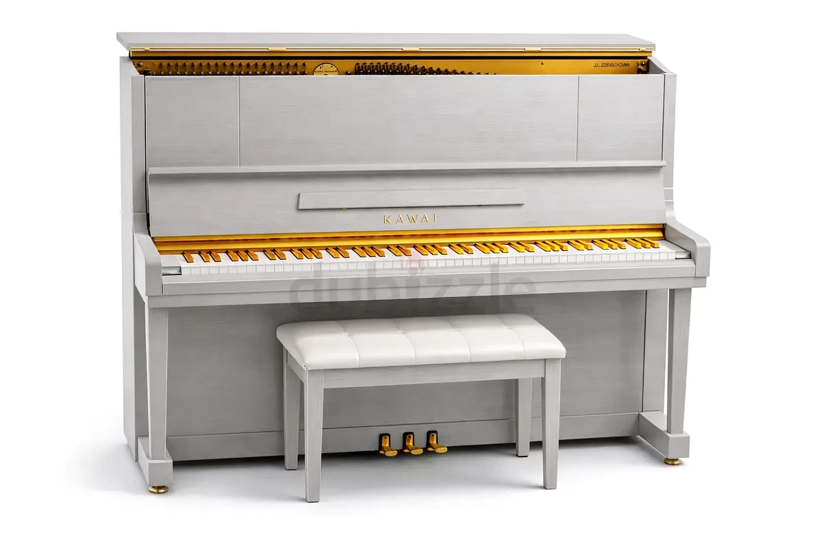 KAWAI K-20 Customised Upright Piano – Golden Keys Edition | Exclusive Luxury Masterpiece | Used Pianos Dubai