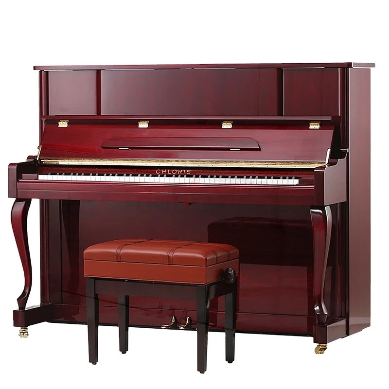 Chloris HU123 Red Upright Piano for Sale | Used Pianos Dubai