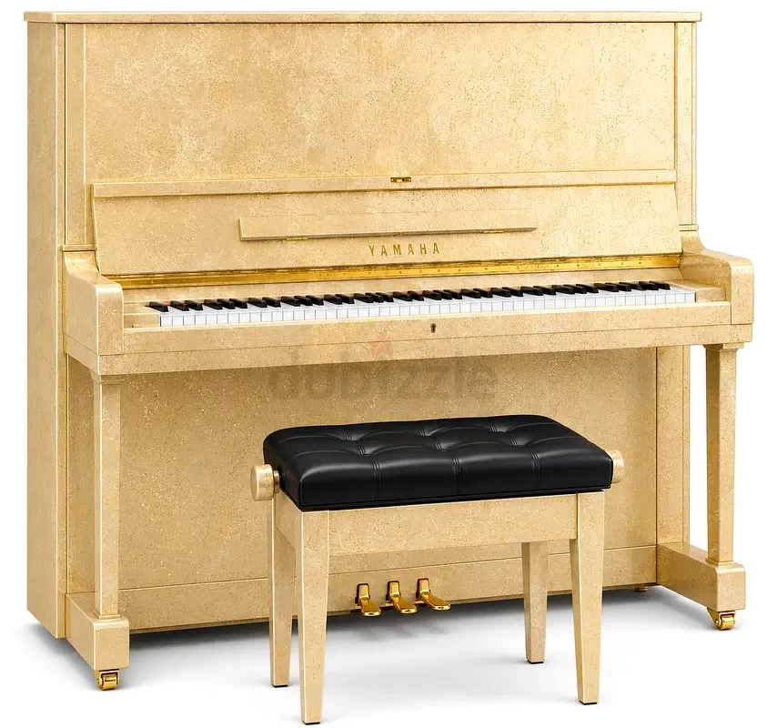 Yamaha U1 Beige Upright Piano Made in Japan | Used Pianos Dubai