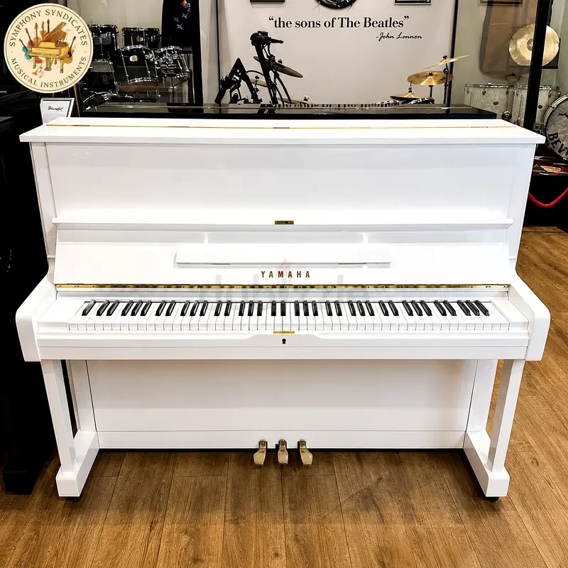 Yamaha White Piano Urgent Sale | Used Piano Dubai