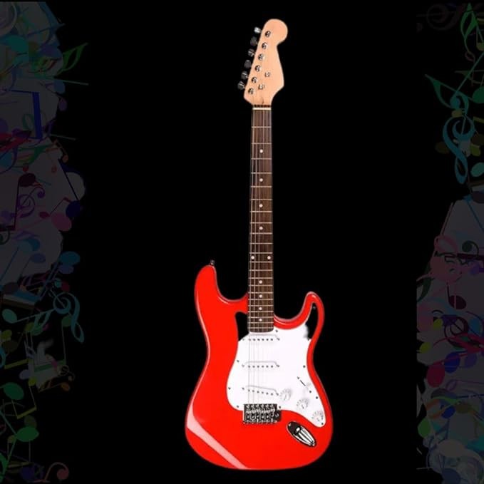 Megarya Pacifica Electric Guitar 40 Inch Full Size - Colour Metalic Red