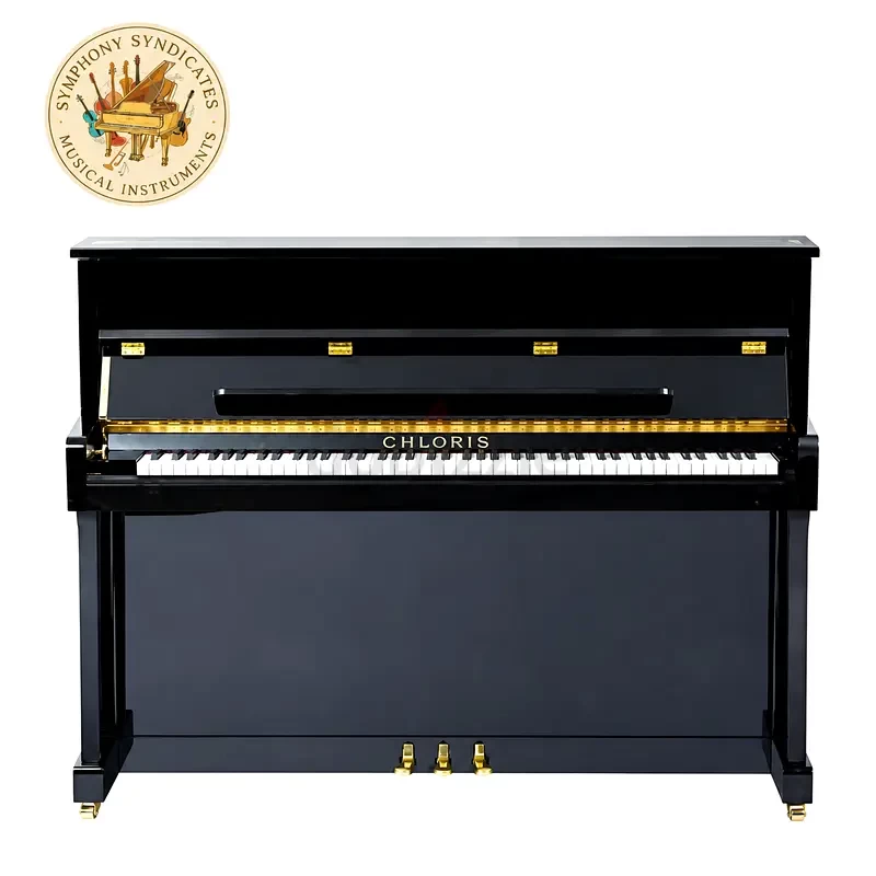 Chloris HU123 Black Upright Piano | Used Pianos Dubai