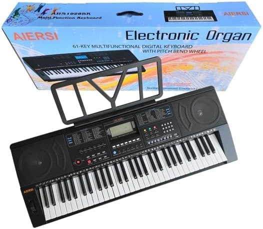 MegArya Aeirsi Multi Function Church Adult Electronic Organ and 61 Digital Piano Keyboar